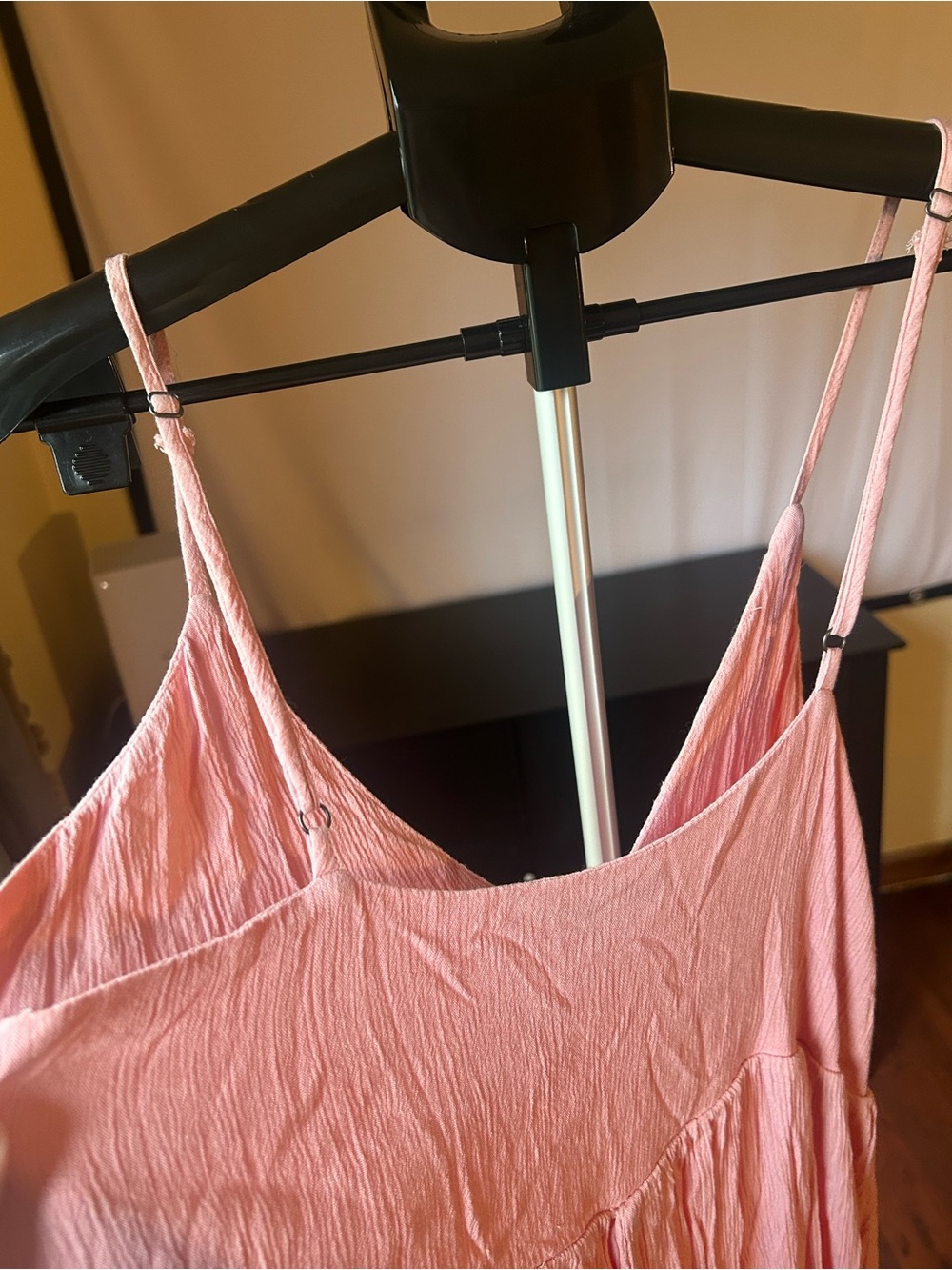 Z Supply Pink Spaghetti Strap Maxi Dress size Large - Picture 9 of 9